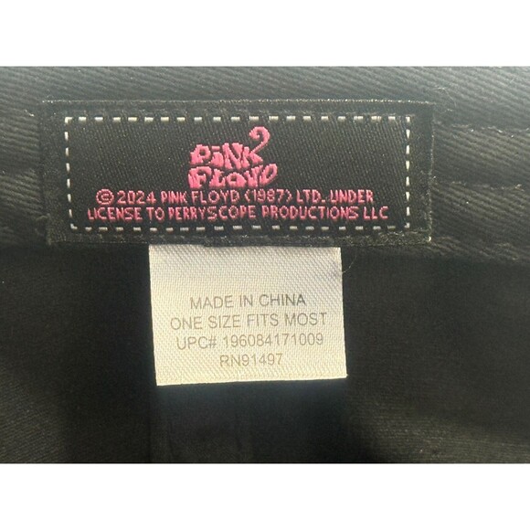 Pink Floyd Black Baseball Cap Hat Youth One Size Unisex - Picture 6 of 7